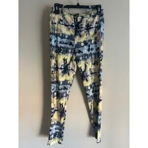 Zoe + Phoebe Women's Leggings Tie Dye Print size Large